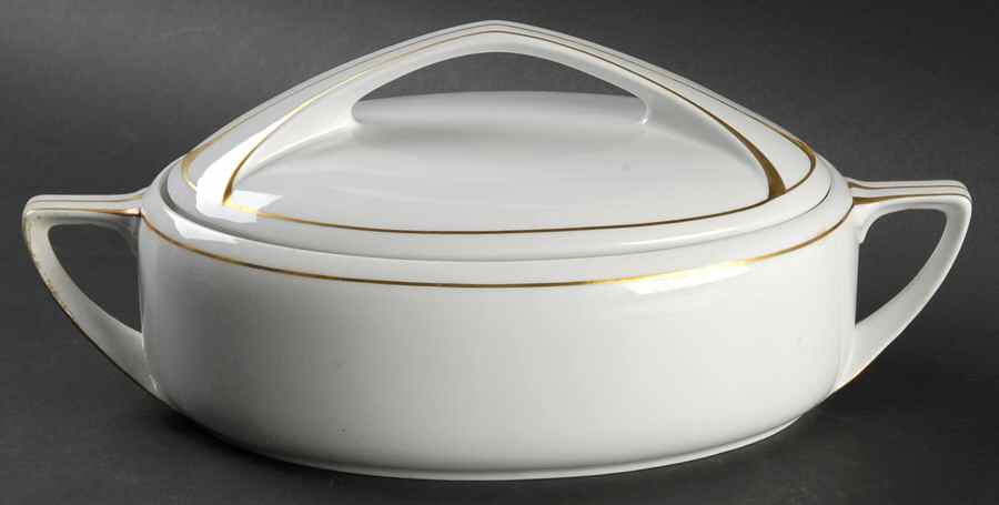 Gold (Donatello) Oval Covered Vegetable by Rosenthal - Continental-1