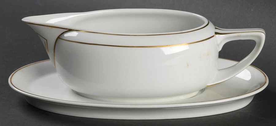 Gold (Donatello) Gravy Boat & Underplate by Rosenthal - Continental-1