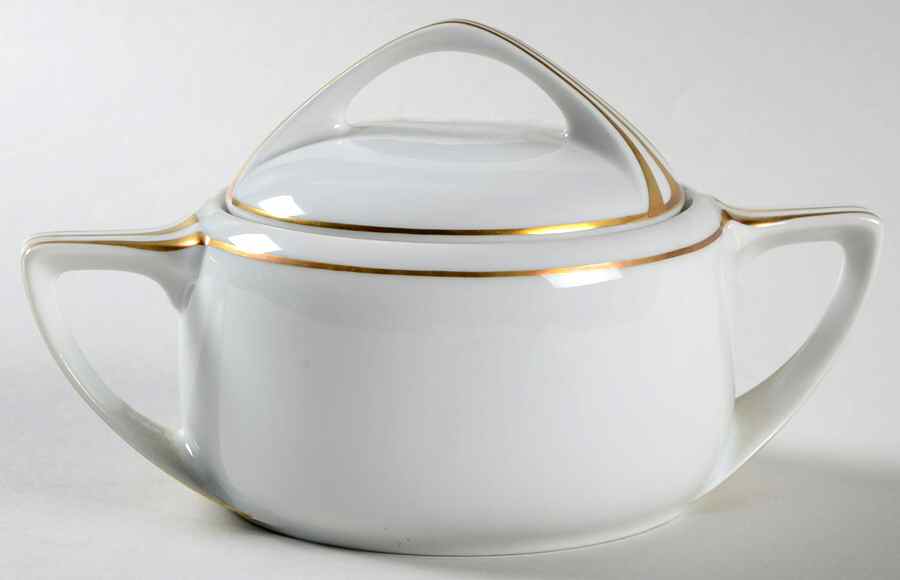 Gold (Donatello) Small Sugar Bowl & Lid by Rosenthal - Continental-1