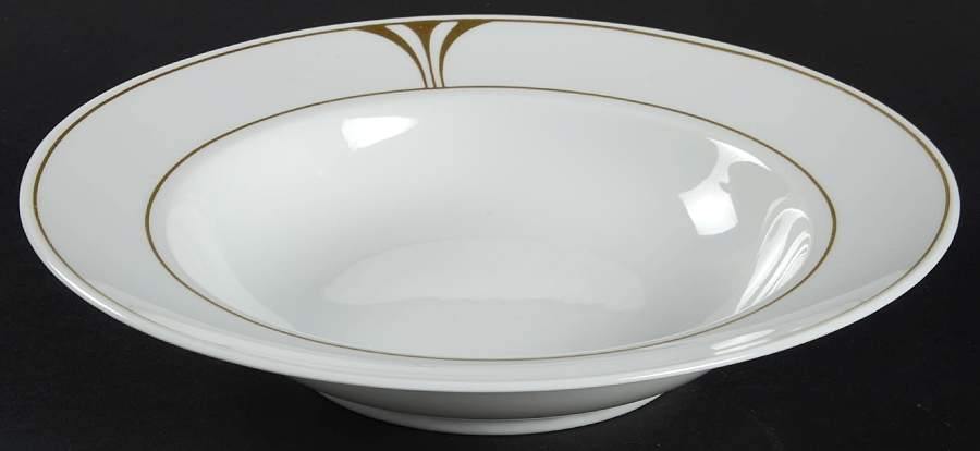 Gold (Donatello) Rim Soup Bowl by Rosenthal - Continental-1