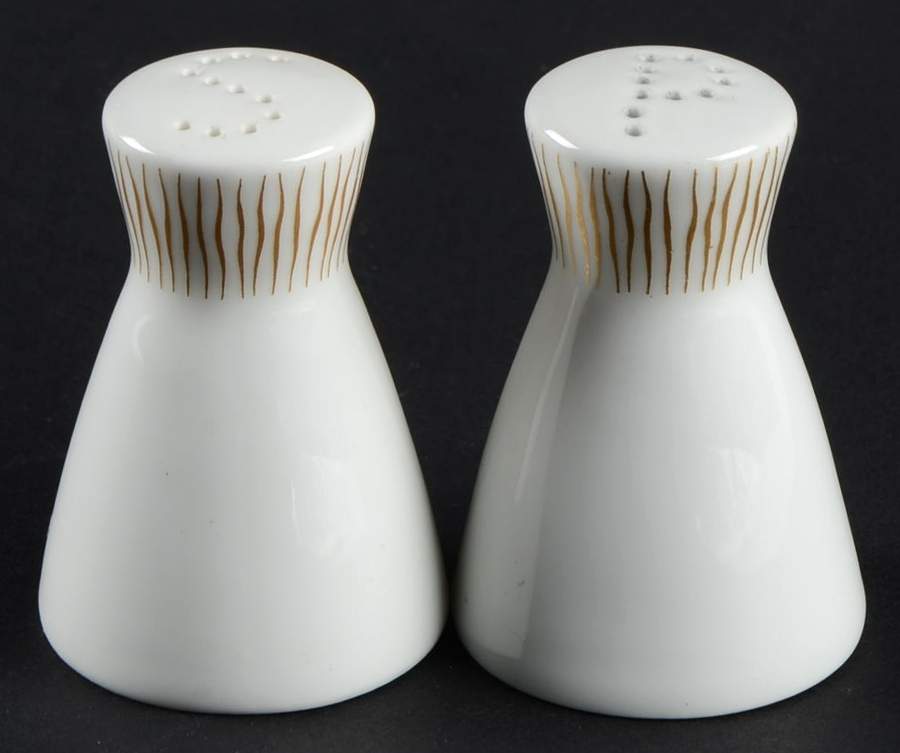 Goldstrahlen Salt & Pepper Set by Rosenthal - Continental-1