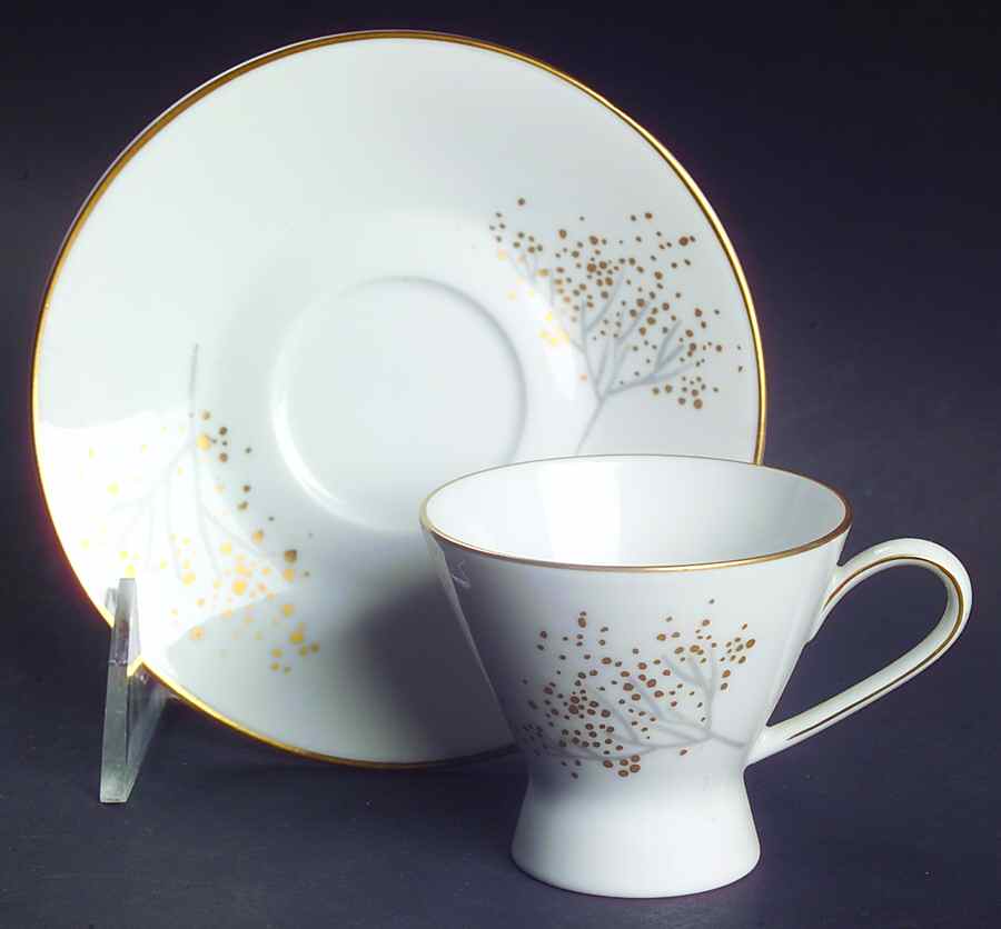 Goldzweig Footed Demitasse Cup & Saucer Set by Rosenthal - Continental-1