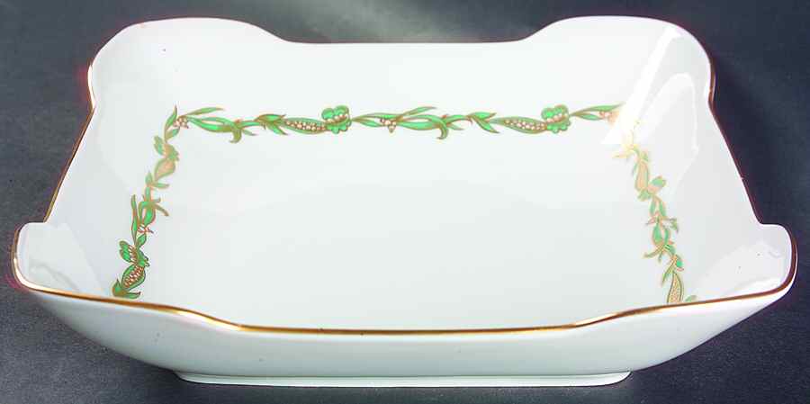 Goldcrest Emerald 9" Square Vegetable Bowl by Rosenthal - Continental-1