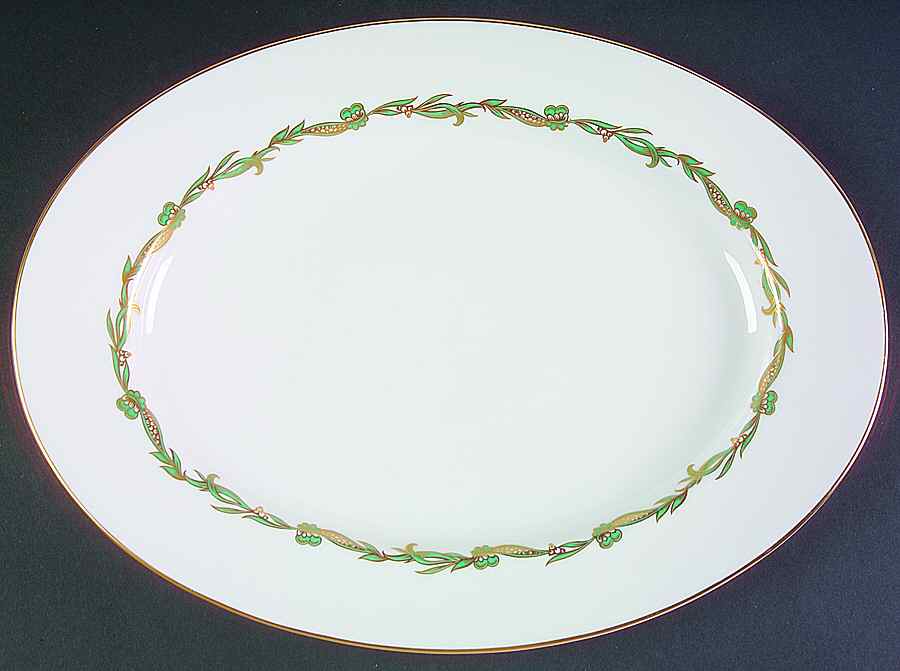 Goldcrest Emerald 14" Oval Serving Platter by Rosenthal - Continental-1