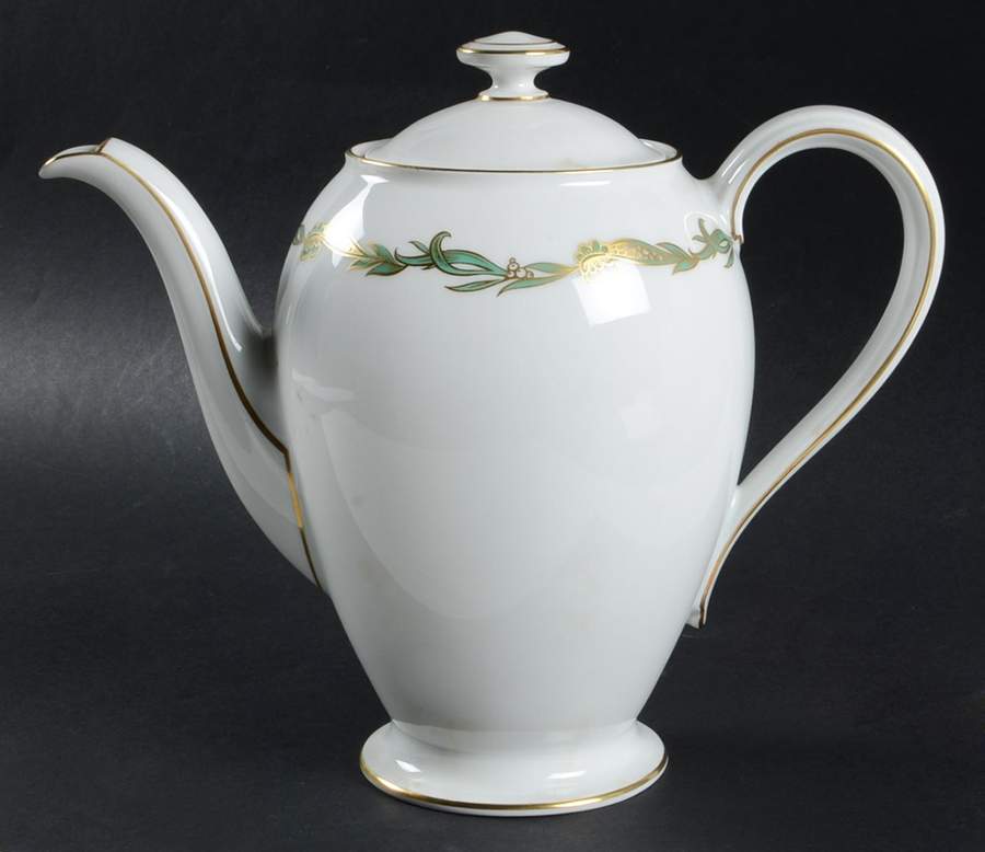 Goldcrest Emerald Coffee Pot & Lid by Rosenthal - Continental-1