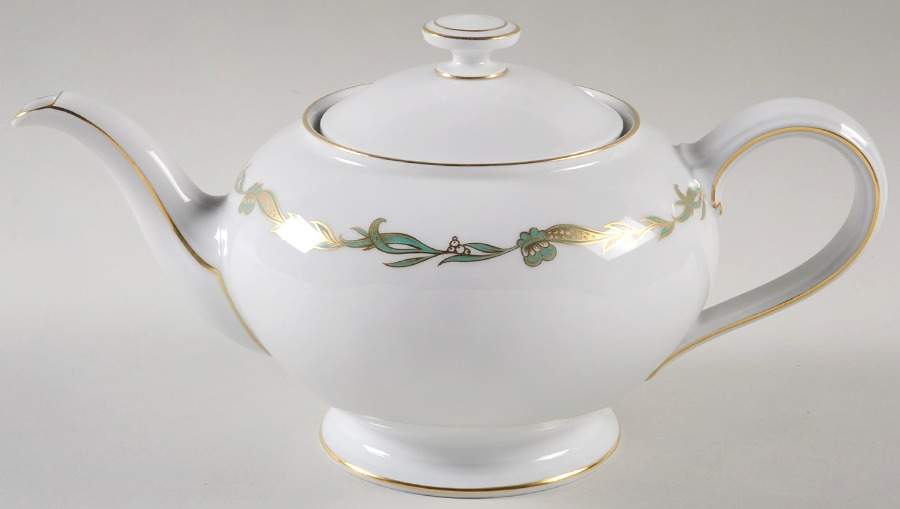 Goldcrest Emerald Teapot & Lid by Rosenthal - Continental-1