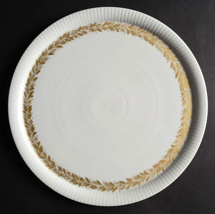 Golden Leaves Cake Plate by Rosenthal - Continental-1