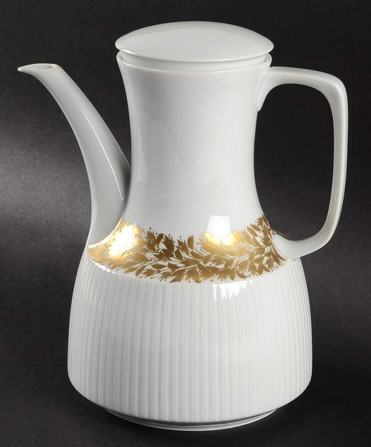 Golden Leaves Coffee Pot & Lid by Rosenthal - Continental-1