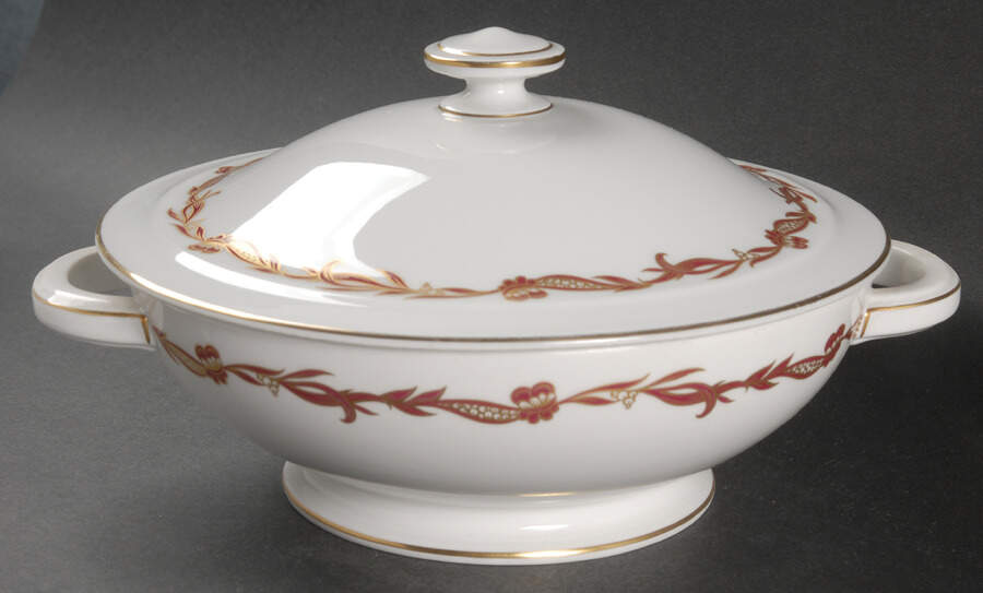 Goldcrest Ruby Round Covered Vegetable by Rosenthal - Continental-1
