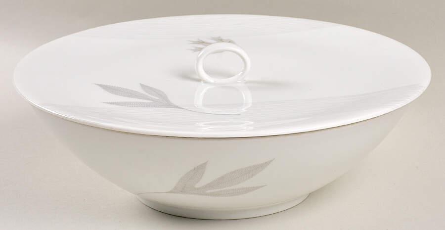 Golden Oak Round Covered Vegetable-Uses RV9 as Base+CVLRV9 by Rosenthal - Continental-1