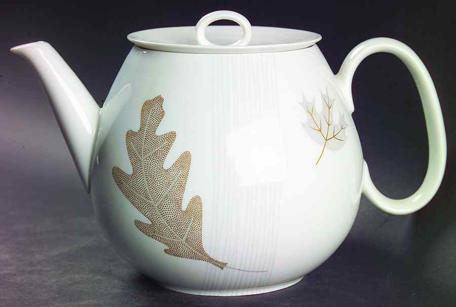 Golden Oak Teapot & Lid by Rosenthal - Continental-1