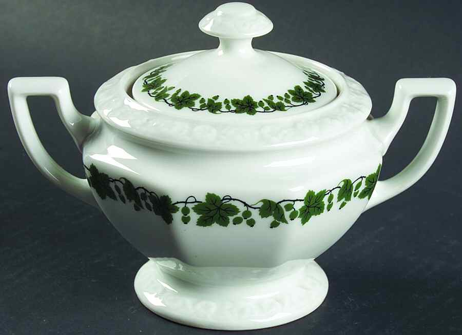 Gooseberry Sugar Bowl & Lid by Rosenthal - Continental-1
