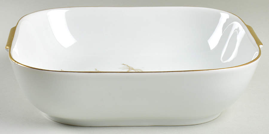 Golden Palm 9" Square Vegetable Bowl by Rosenthal - Continental-1