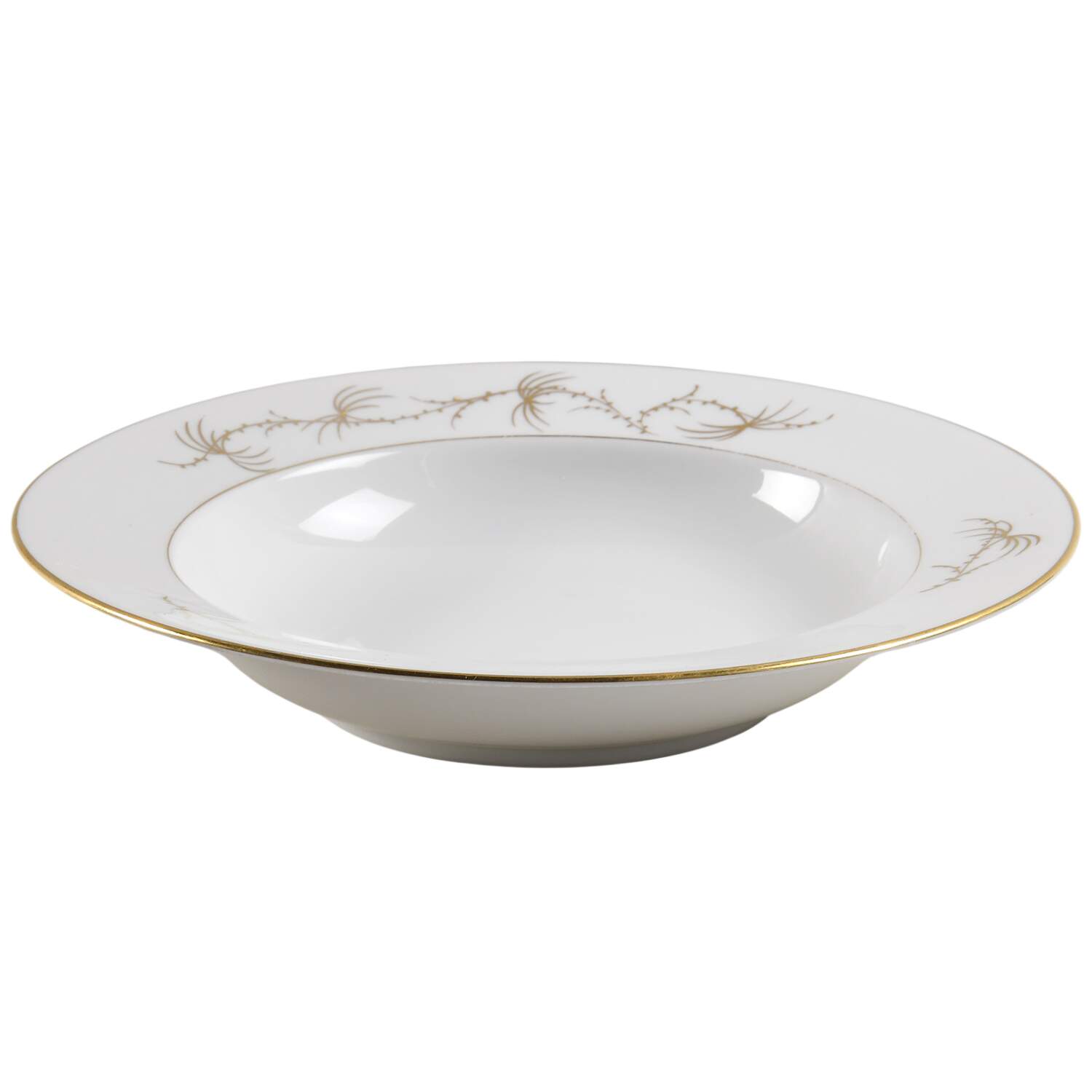 Golden Palm Rim Soup Bowl by Rosenthal - Continental-1