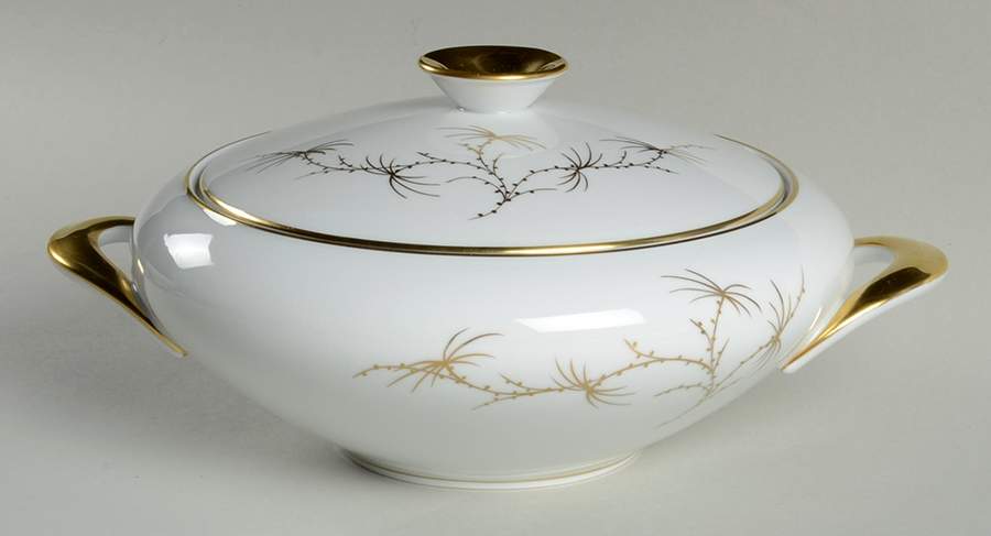 Golden Palm Round Covered Vegetable by Rosenthal - Continental-1