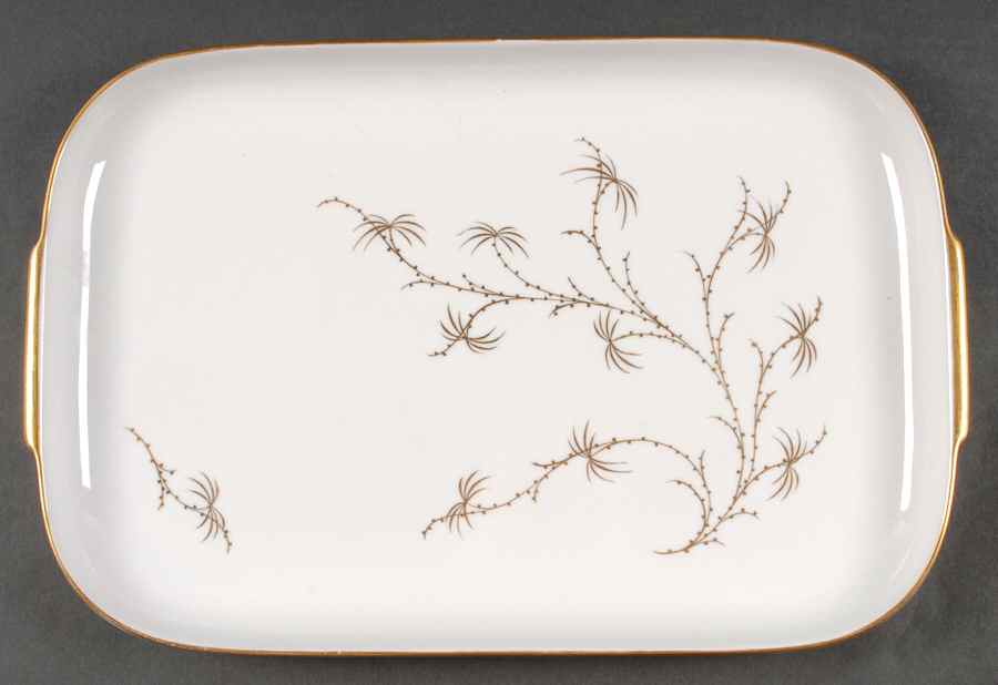 Golden Palm 14" Oval Serving Platter by Rosenthal - Continental-1