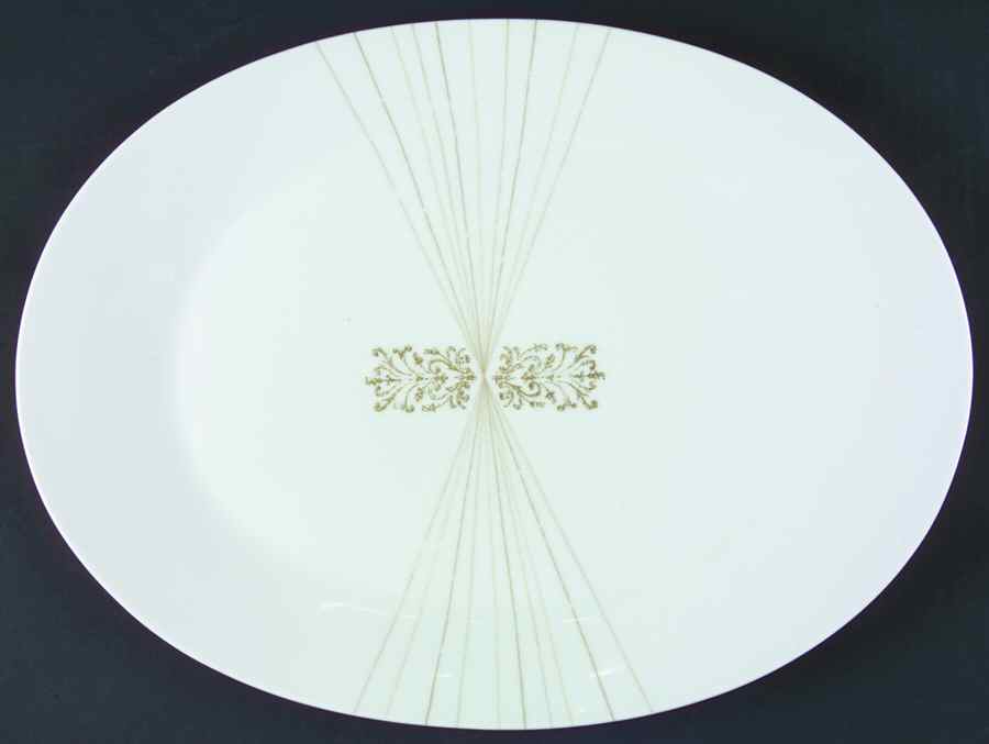 Golden Radiance 15" Oval Serving Platter by Rosenthal - Continental-1