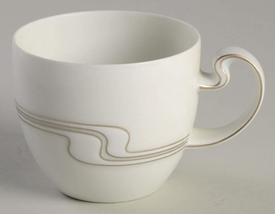 Gold Ribbon Flat Demitasse Cup by Rosenthal - Continental-1