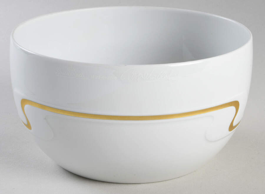 Gold Ribbon 6" Round Vegetable Bowl by Rosenthal - Continental-1