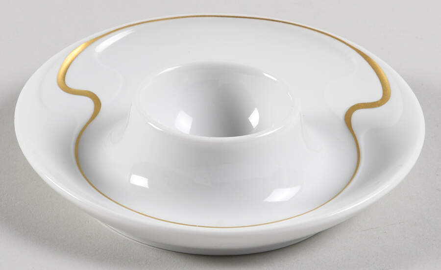 Gold Ribbon Single Light Candlestick by Rosenthal - Continental-1