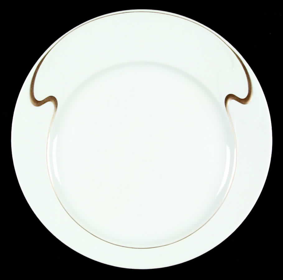 Gold Ribbon Dinner Plate by Rosenthal - Continental-1