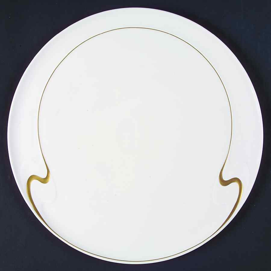 Gold Ribbon Cake Plate by Rosenthal - Continental-1