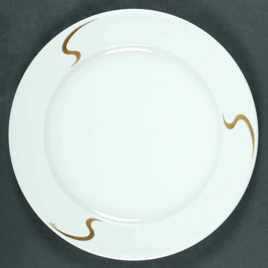 Gold Ribbon Service Plate (Charger) by Rosenthal - Continental-1