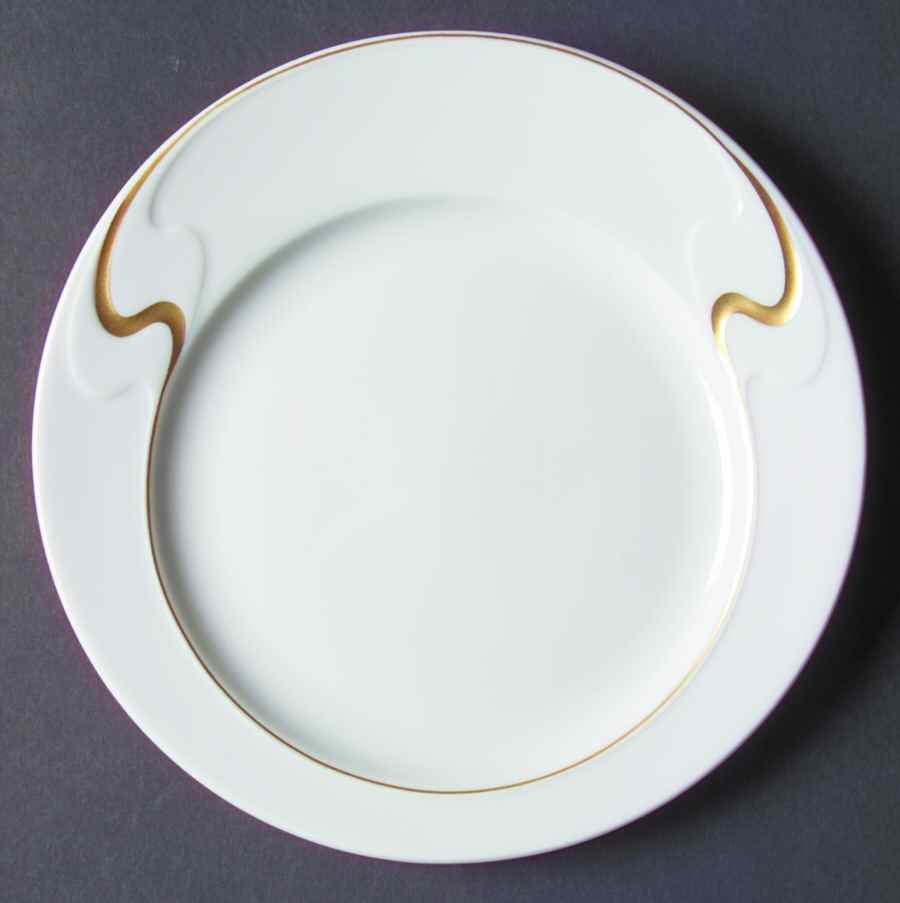 Gold Ribbon Bread & Butter Plate by Rosenthal - Continental-1