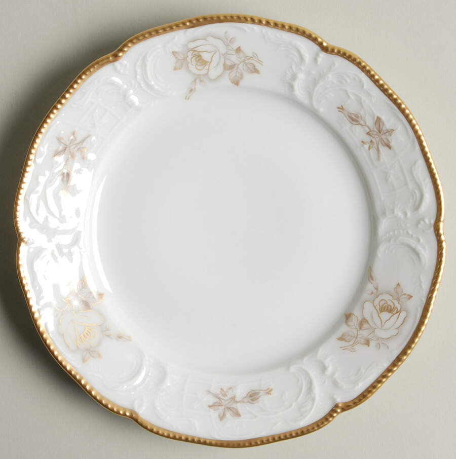 Gold Rose Bread & Butter Plate by Rosenthal - Continental-1