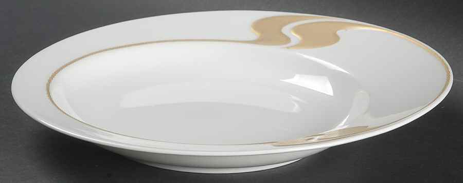 Gold Structure Rim Soup Bowl by Rosenthal - Continental-1