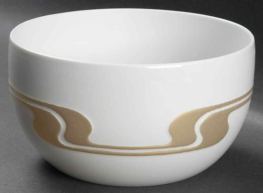 Gold Structure 6" Round Vegetable Bowl by Rosenthal - Continental-1