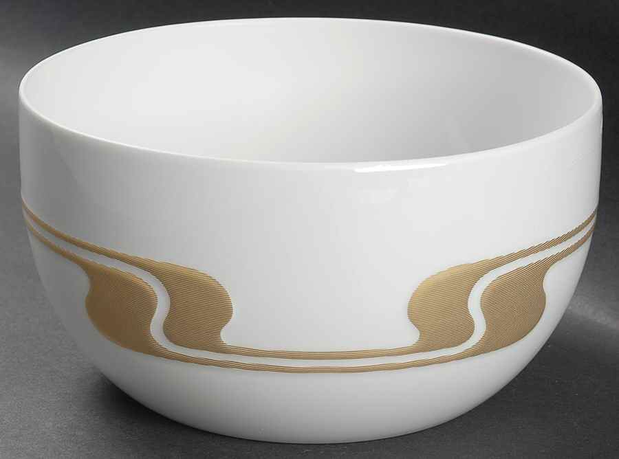 Gold Structure 7" Round Vegetable Bowl by Rosenthal - Continental-1