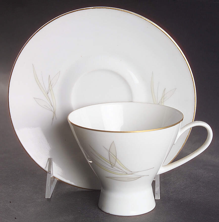 Grasses Footed Cup & Saucer Set by Rosenthal - Continental-1