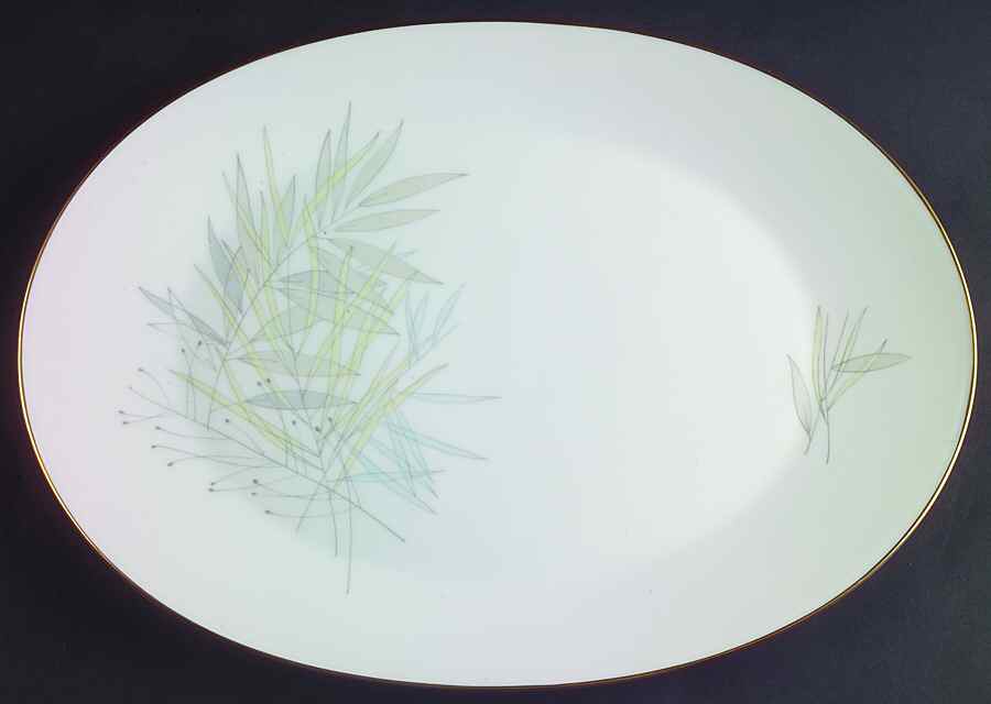Grasses 13" Oval Serving Platter by Rosenthal - Continental-1
