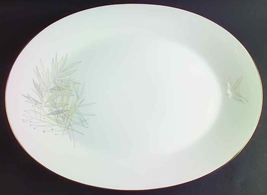 Grasses 17" Oval Serving Platter by Rosenthal - Continental-1