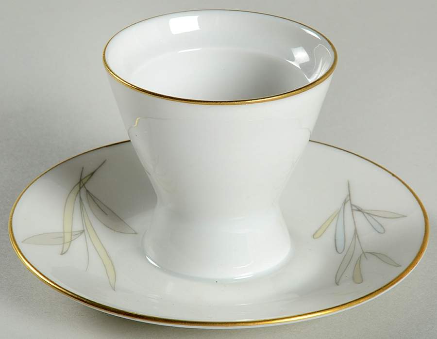 Grasses Egg Cup with Attached Underplate by Rosenthal - Continental-1