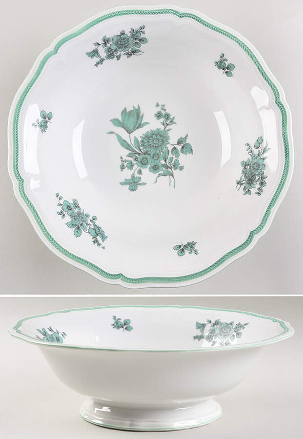Green Bloom (No Trim) 10" Round Vegetable Bowl by Rosenthal - Continental-1
