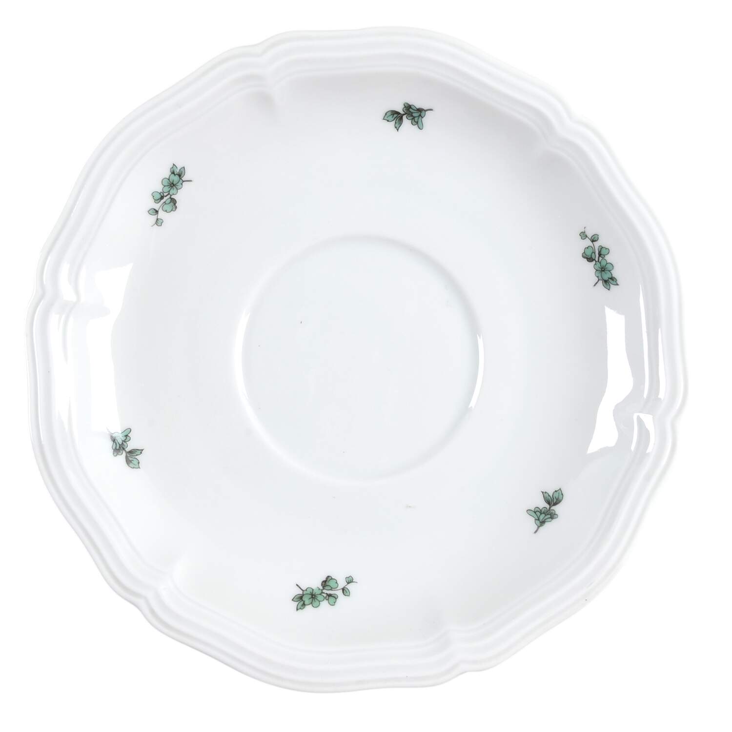 Green Bloom (No Trim) Saucer for Cream Soup Bowl by Rosenthal - Continental-1