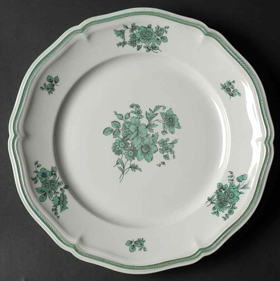 Green Bloom (No Trim) 11" Chop Plate (Round Platter) by Rosenthal - Continental-1