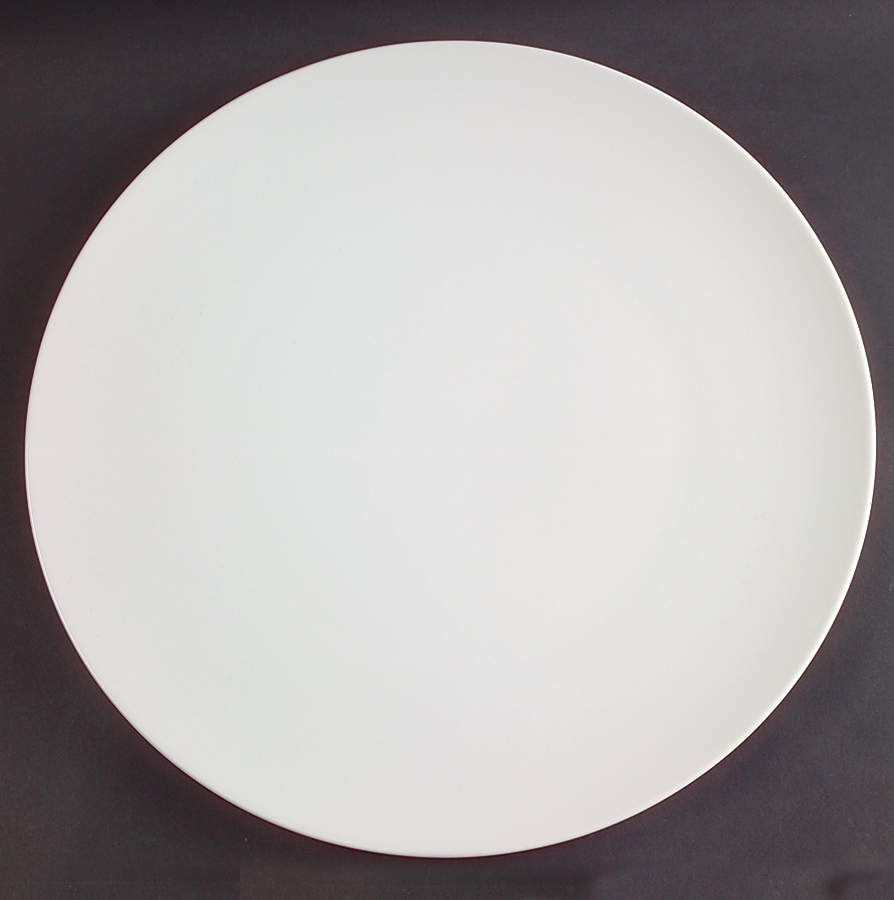 Gropius White Service Plate (Charger) by Rosenthal - Continental-1