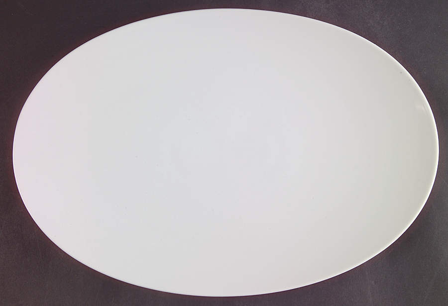 Gropius White 13" Oval Serving Platter by Rosenthal - Continental-1