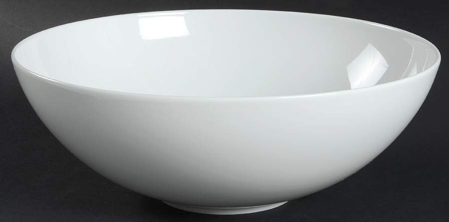 Gropius White 10" Large Salad Serving Bowl by Rosenthal - Continental-1