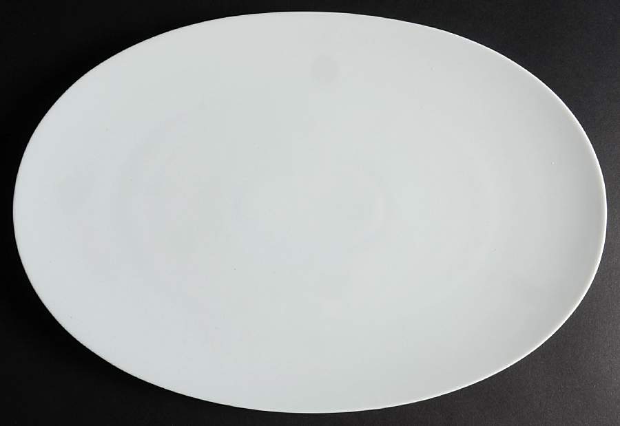 Gropius White 15" Oval Serving Platter by Rosenthal - Continental-1
