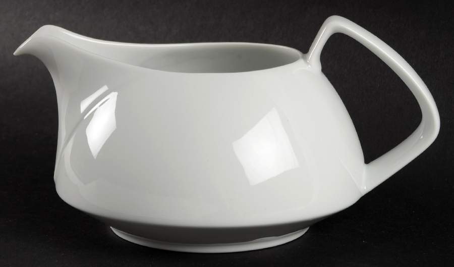 Gropius White Open Sauce Boat by Rosenthal - Continental-1