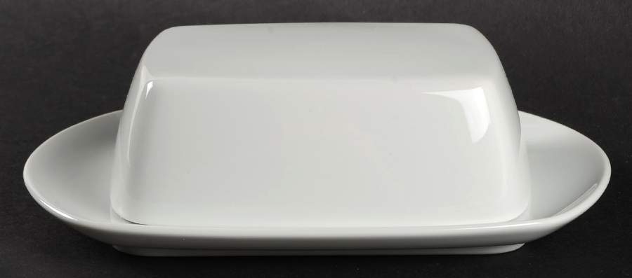 Gropius White 1/4 Lb Covered Butter by Rosenthal - Continental-1