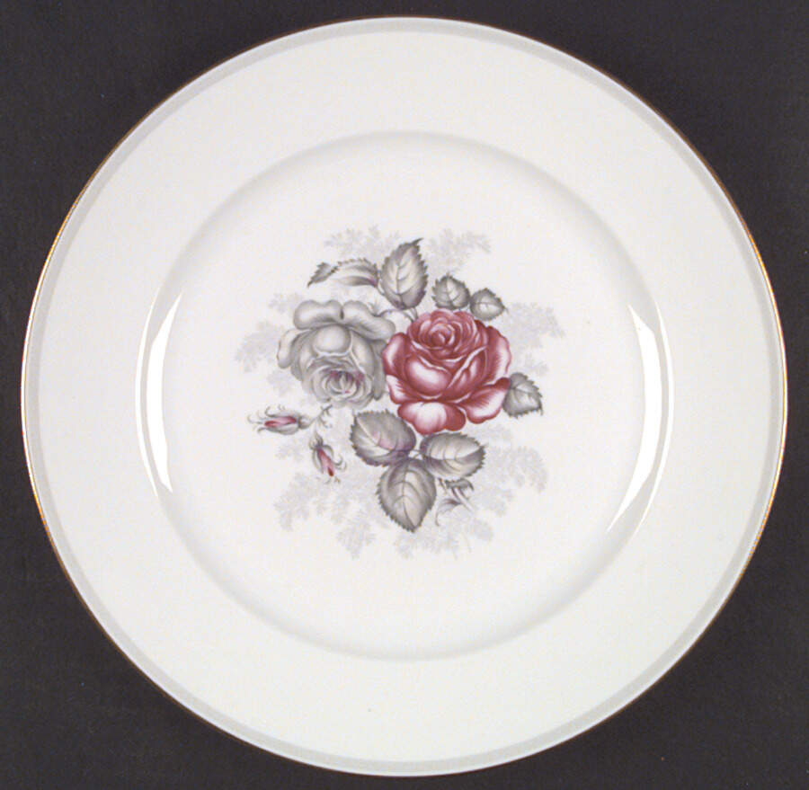 Gray Dawn Gold Large Dinner Plate by Rosenthal - Continental-1
