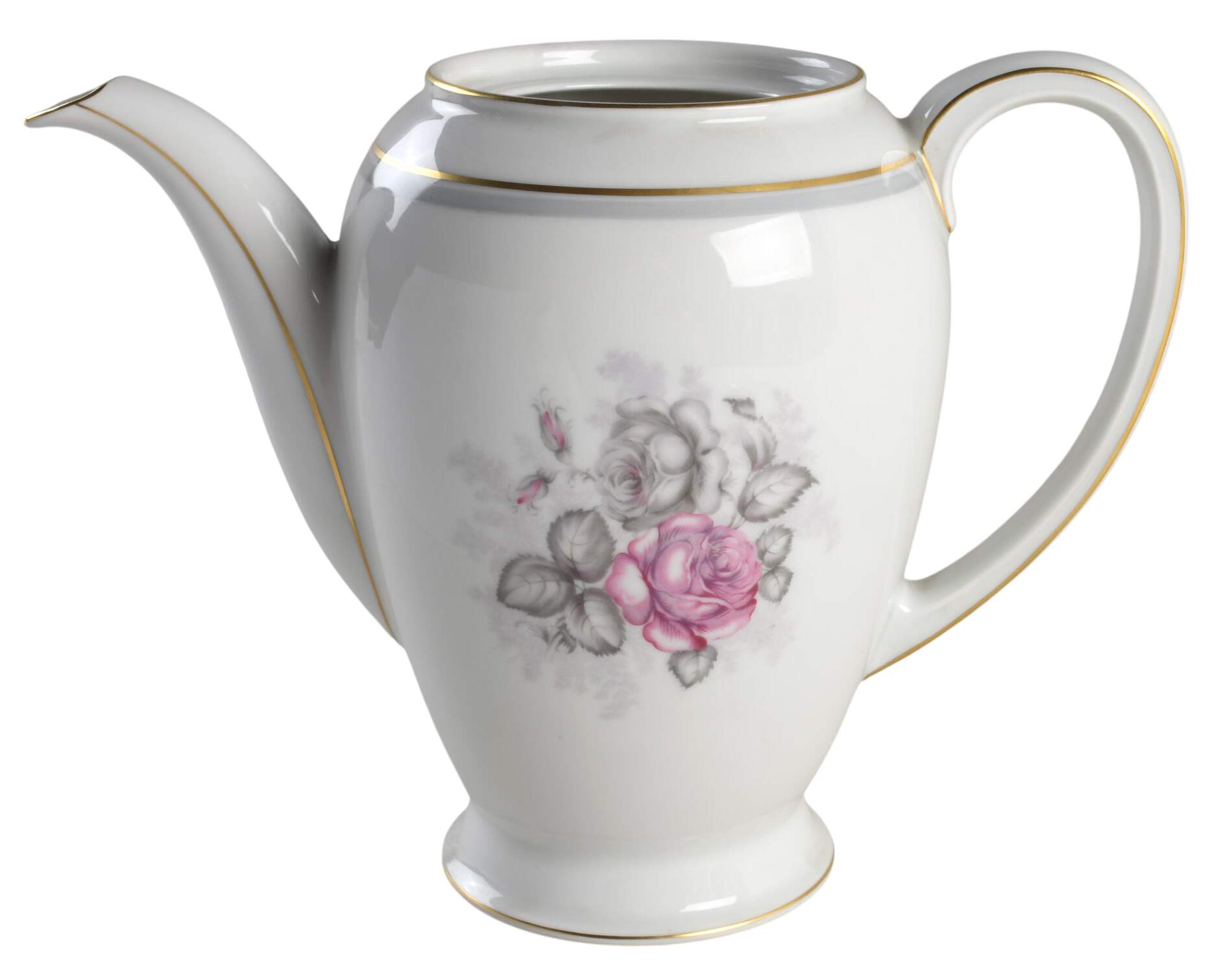 Gray Dawn Gold Coffee Pot No Lid by Rosenthal - Continental-1