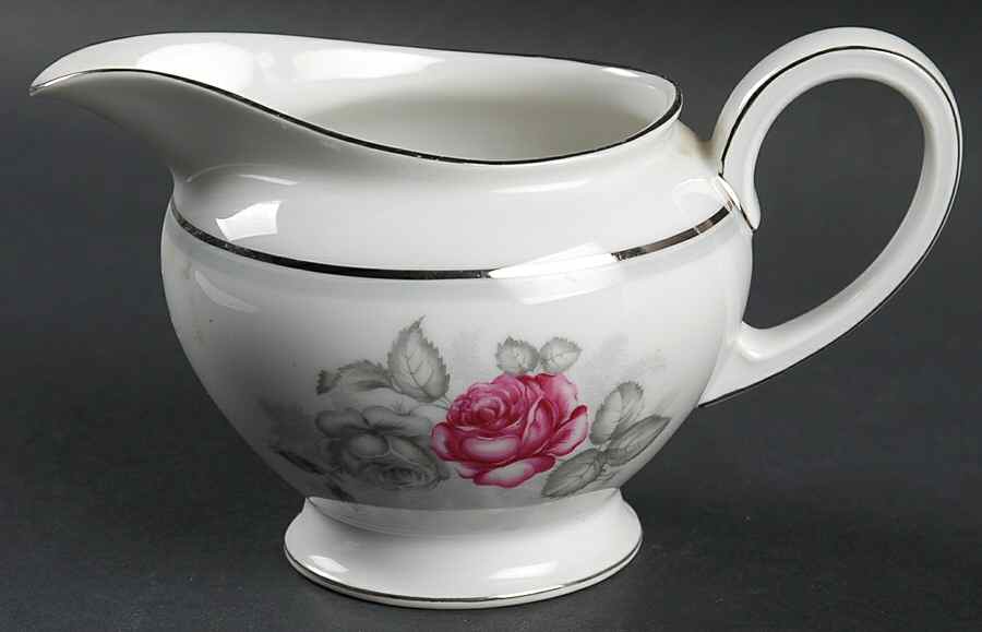 Gray Dawn Platinum (Gray Band) Creamer by Rosenthal - Continental-1