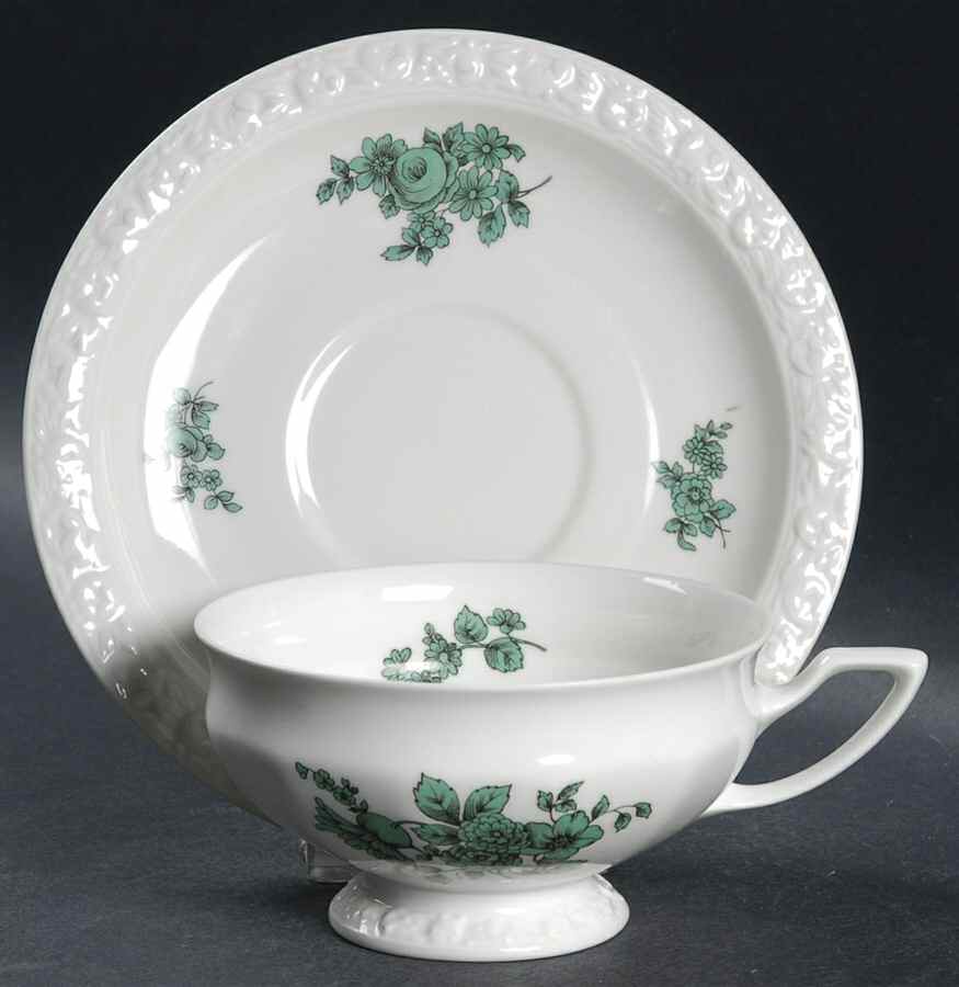 Greenhaven Footed Cup & Saucer Set by Rosenthal - Continental-1