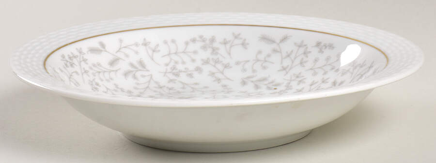 Gray Fern Rim Soup Bowl by Rosenthal - Continental-1